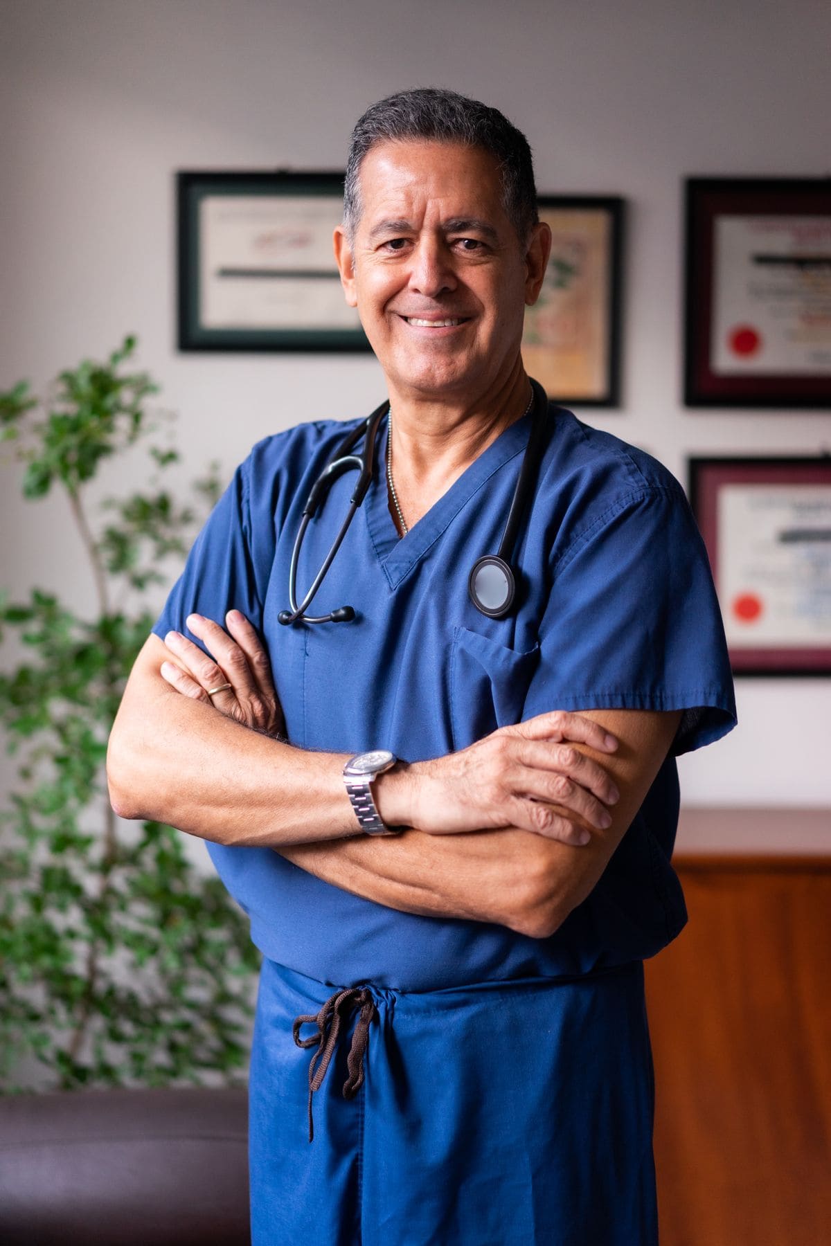 Profesional de salud en consulta